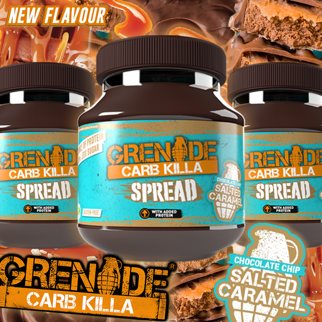 The BEST just got better! Grenade Salted Caramel SPREAD is here!