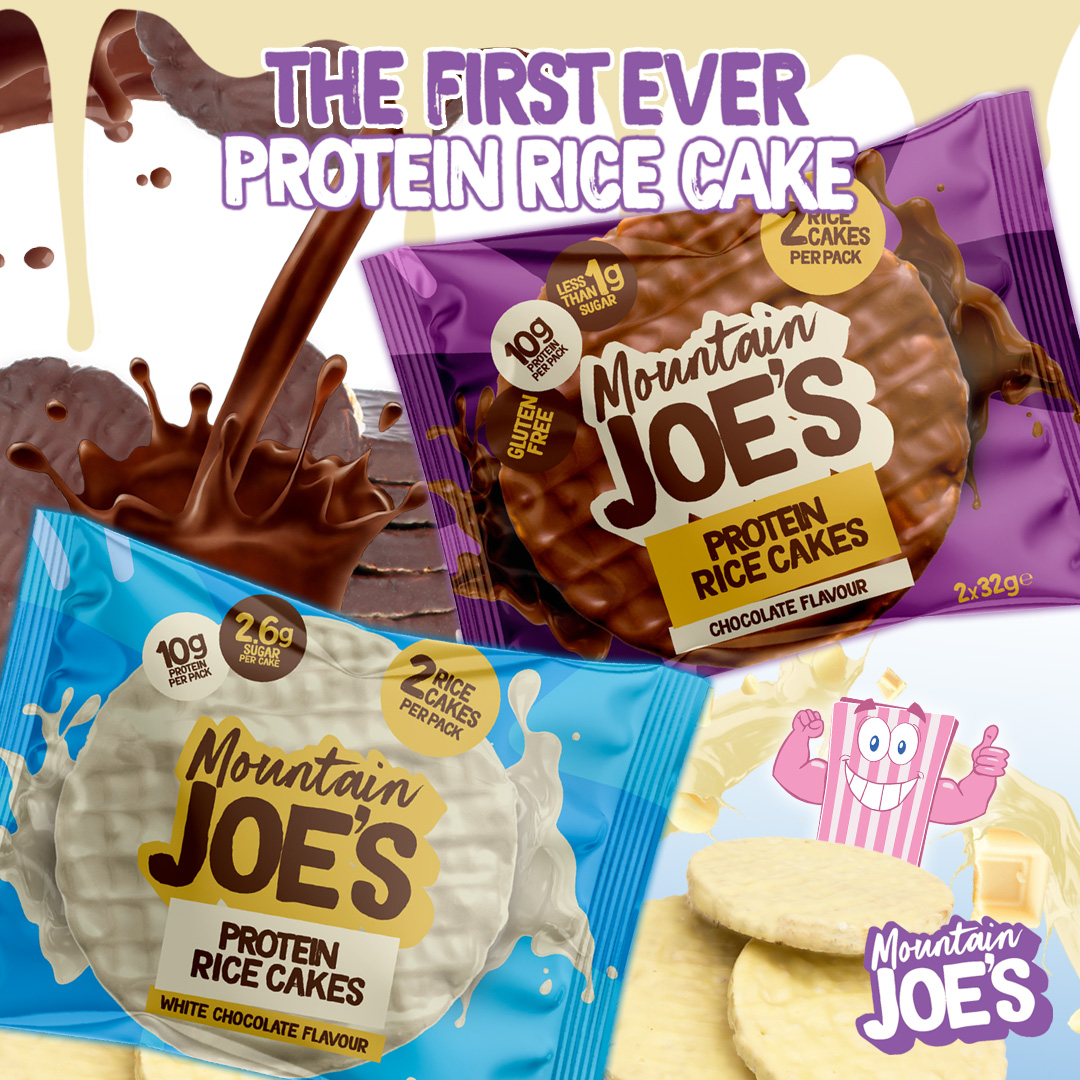 'Rice' to meet you!! High Protein Rice Cakes... another Mountain Joe's first!