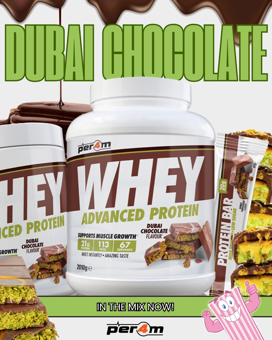 PER4M goes... viral! Dubai Chocolate flavour drops!